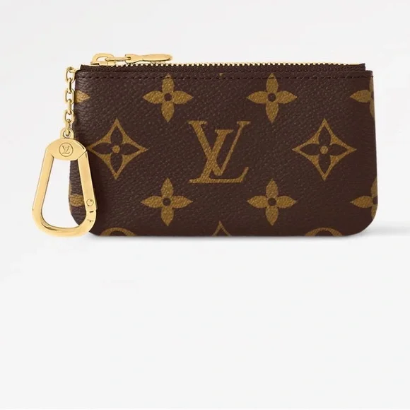 Louis Vuitton Brown and Gold Monogram Pouch - Picture 1 of 1